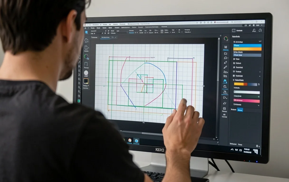 Interfaz de diseño profesional